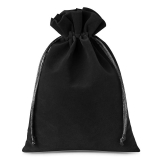 Velvet bag black