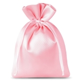 Satin bag pink